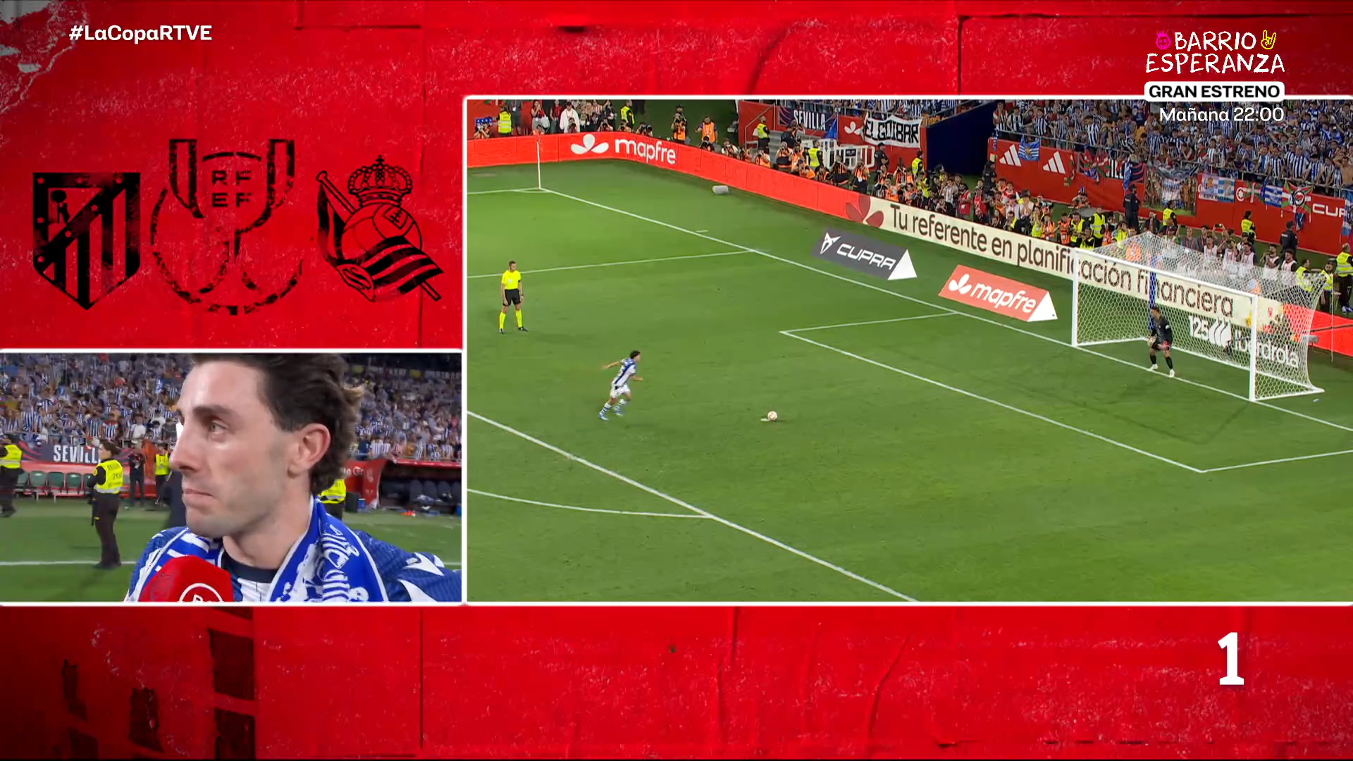 La emoción de Álvaro Odriozola tras ganar la Copa del Rey