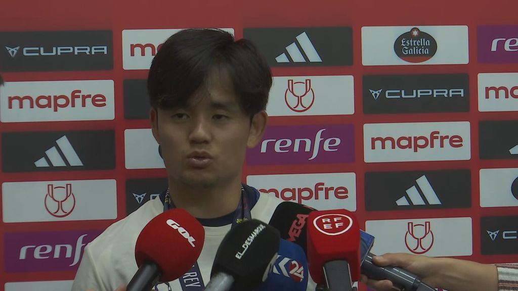 Del "no me acuerdo" al "prefiero ganar 5-0": el Take Kubo más divertido tras ganar la Copa