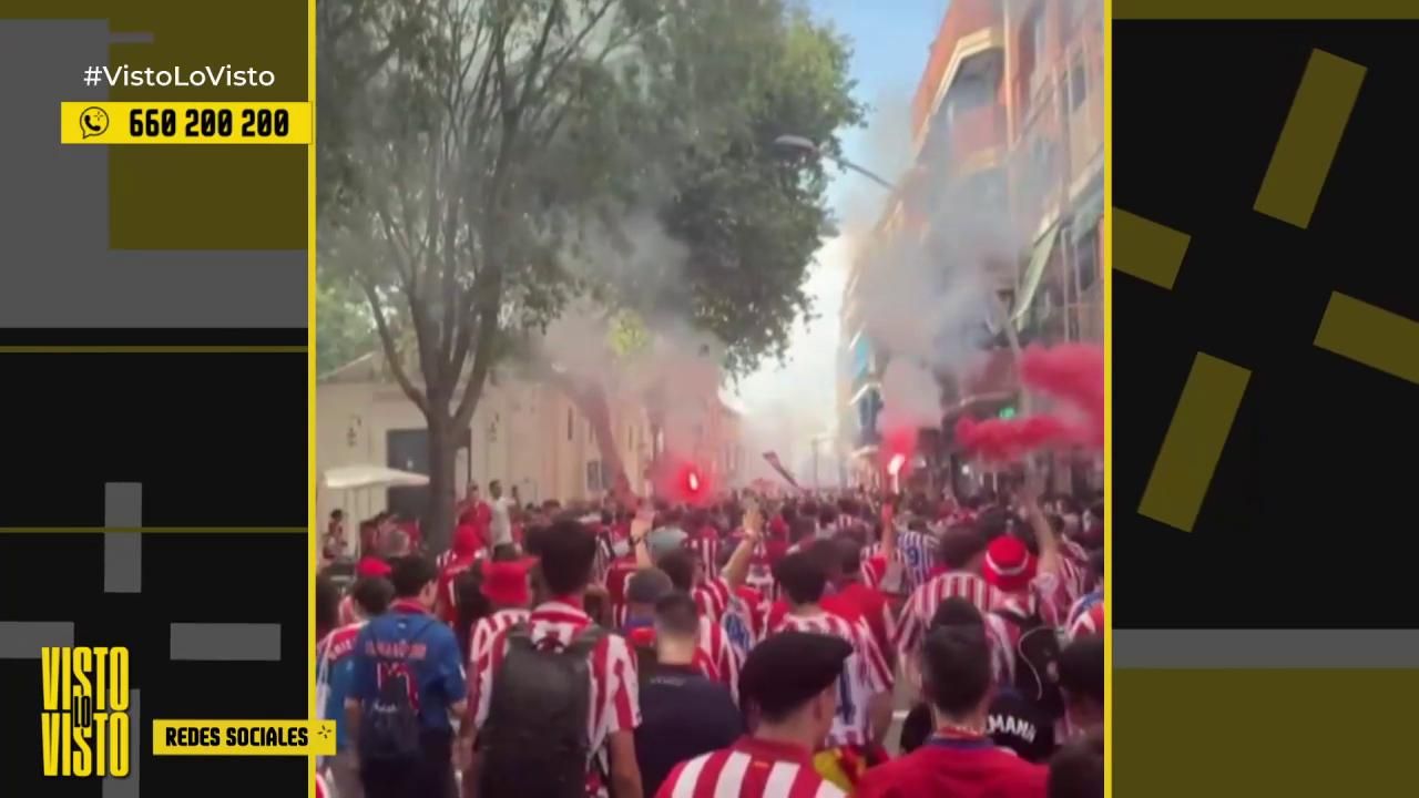 La cara B de la final de la Copa del Rey: suciedad en las calles y cánticos cuestionables de los aficionados