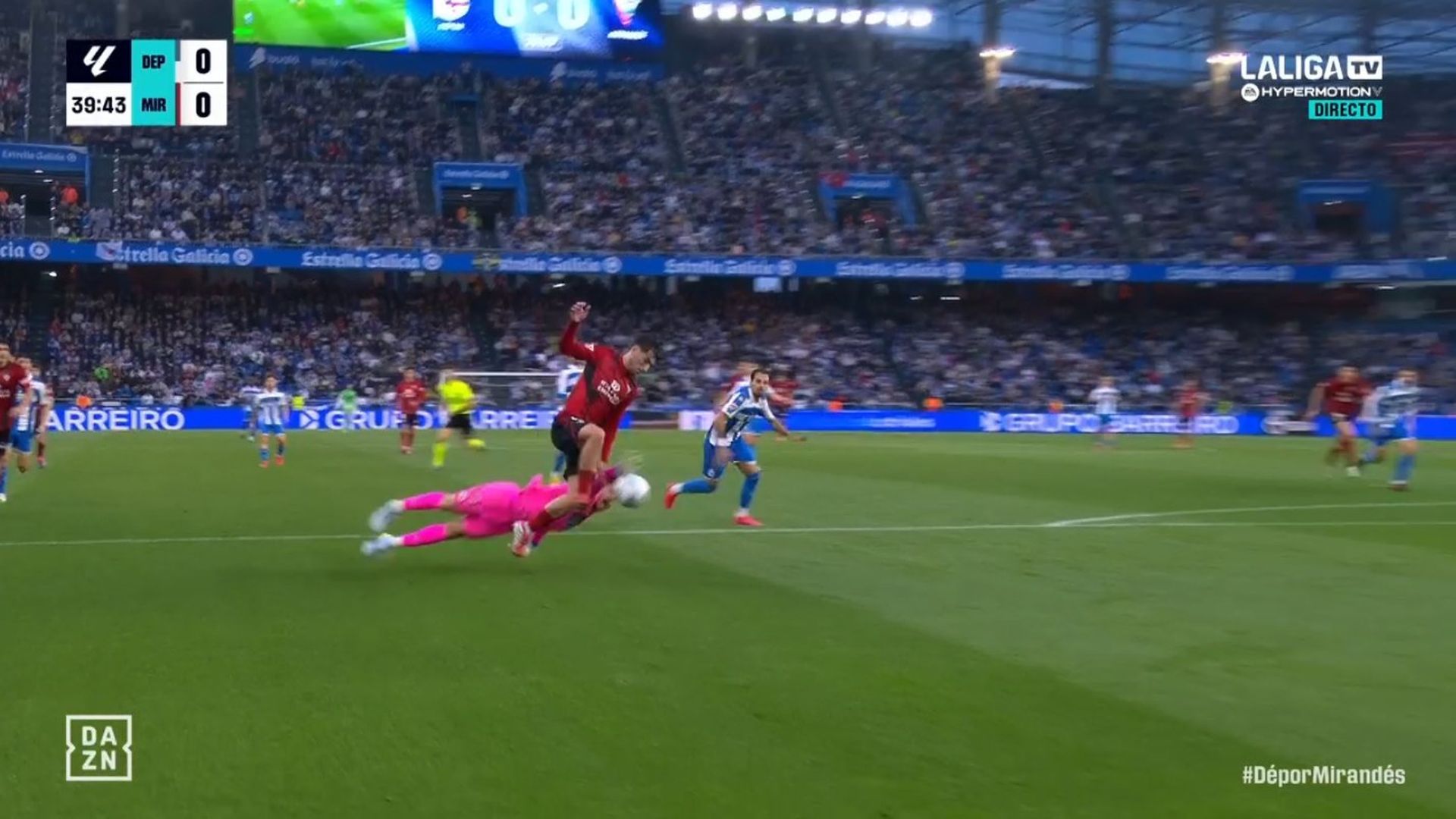 Acción polémica en Riazor