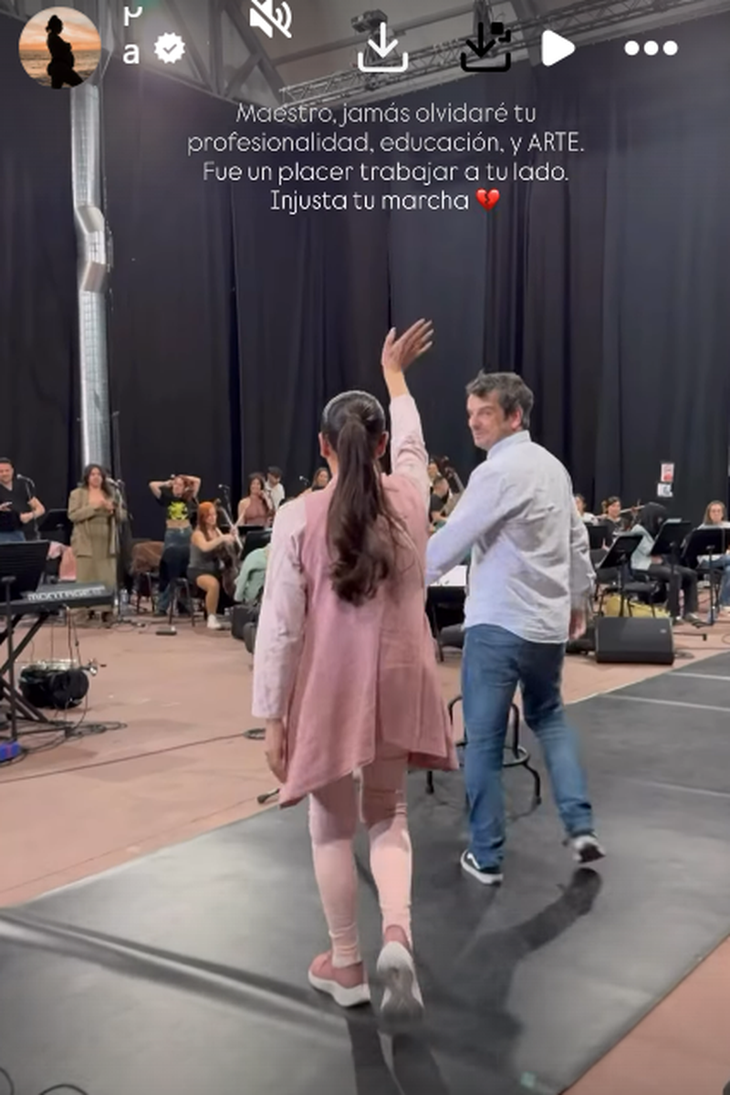 Anabel Pantoja lamenta la muerte de Víctor Eloy, director de orquesta que colaboró con Isabel Pantoja