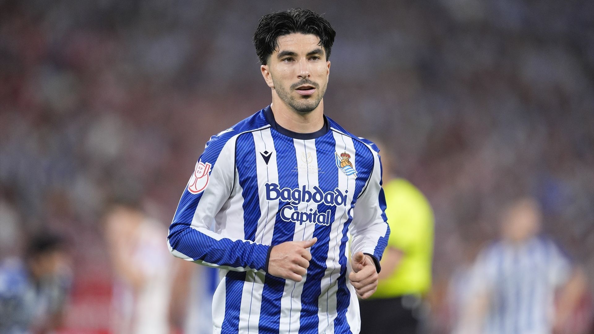 Carlos Soler durante un partido de la Real Sociedad esta temporada