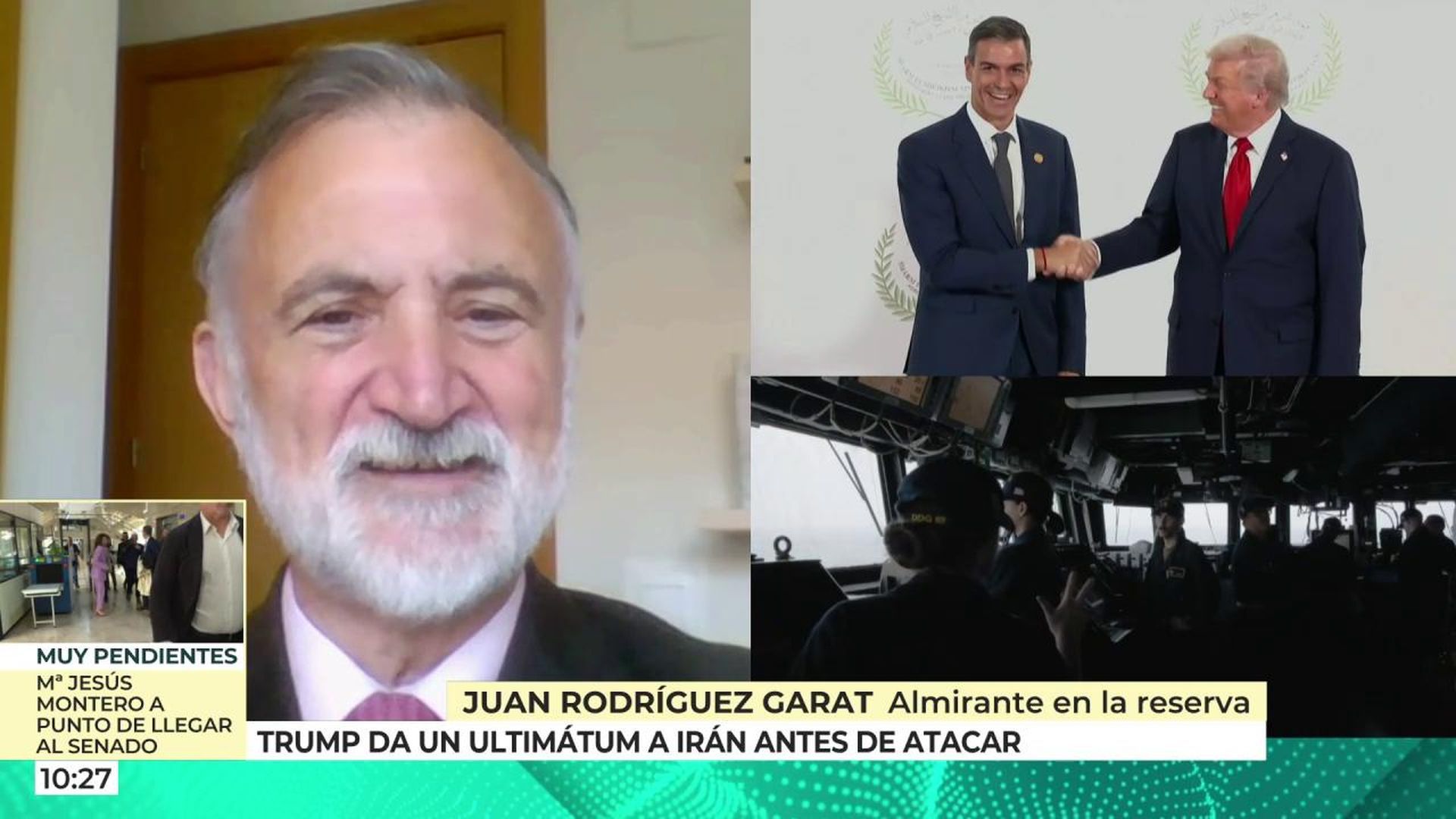 El almirante Juan Rodríguez Garat analiza el contexto geopolítico actual