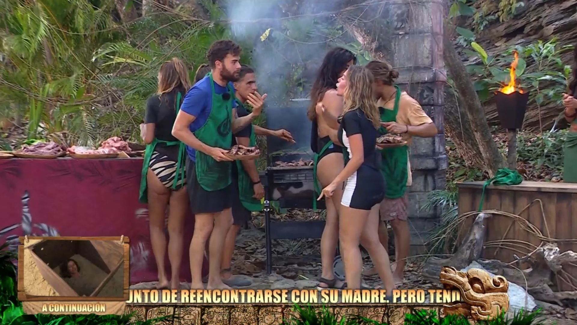 El estallido de Claudia por el dilema continúa al regresar junto a sus compañeros y acaba enfrentada a Darío