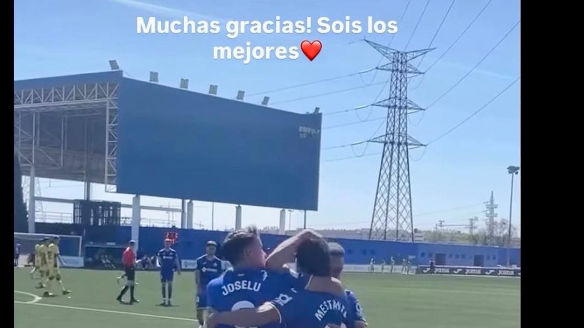 El Getafe B le dedica la victoria a Julen Jon Guerrero