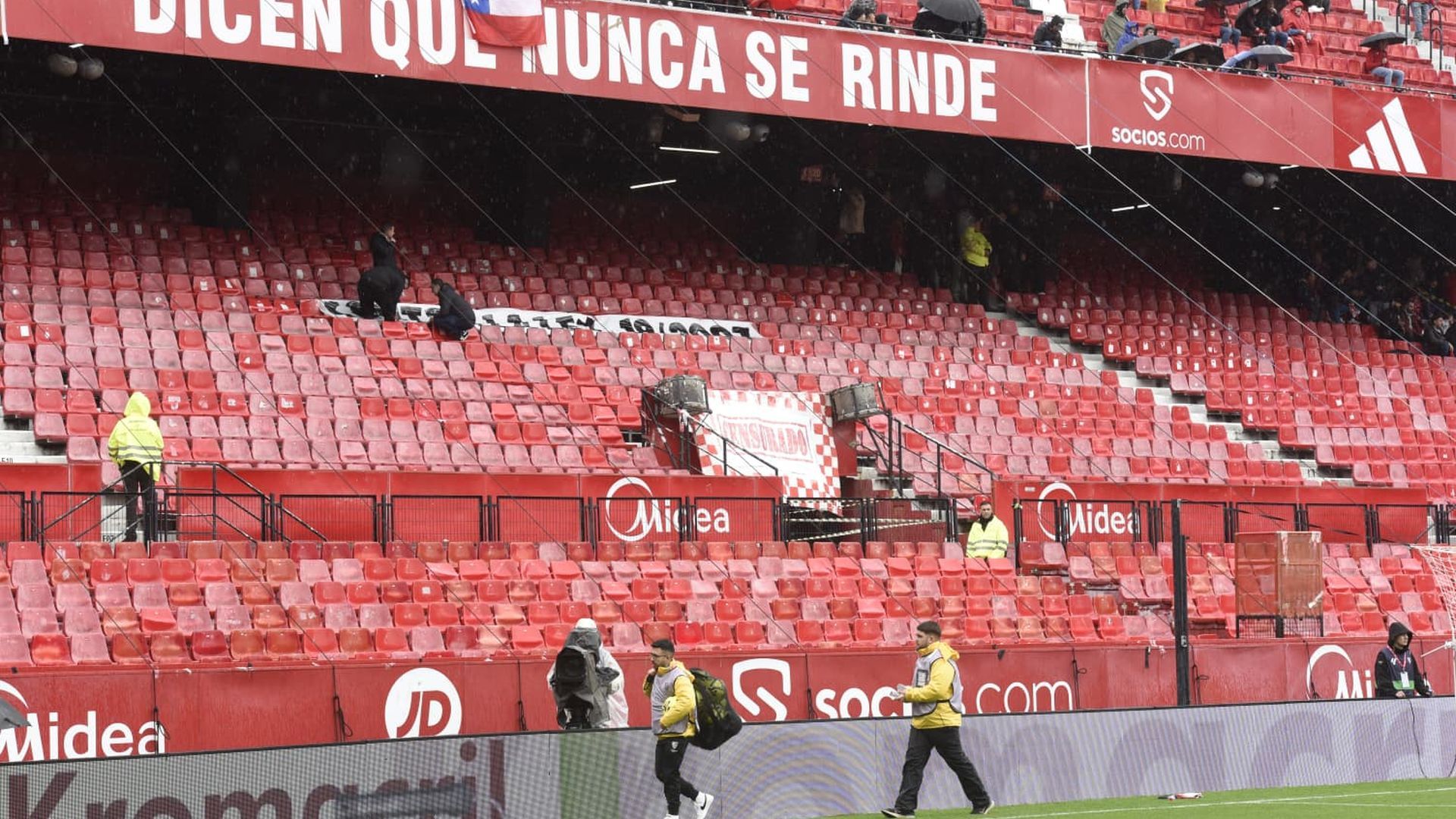 El Gol Norte del Sánchez-Pizjuán, en el Sevilla-Levante