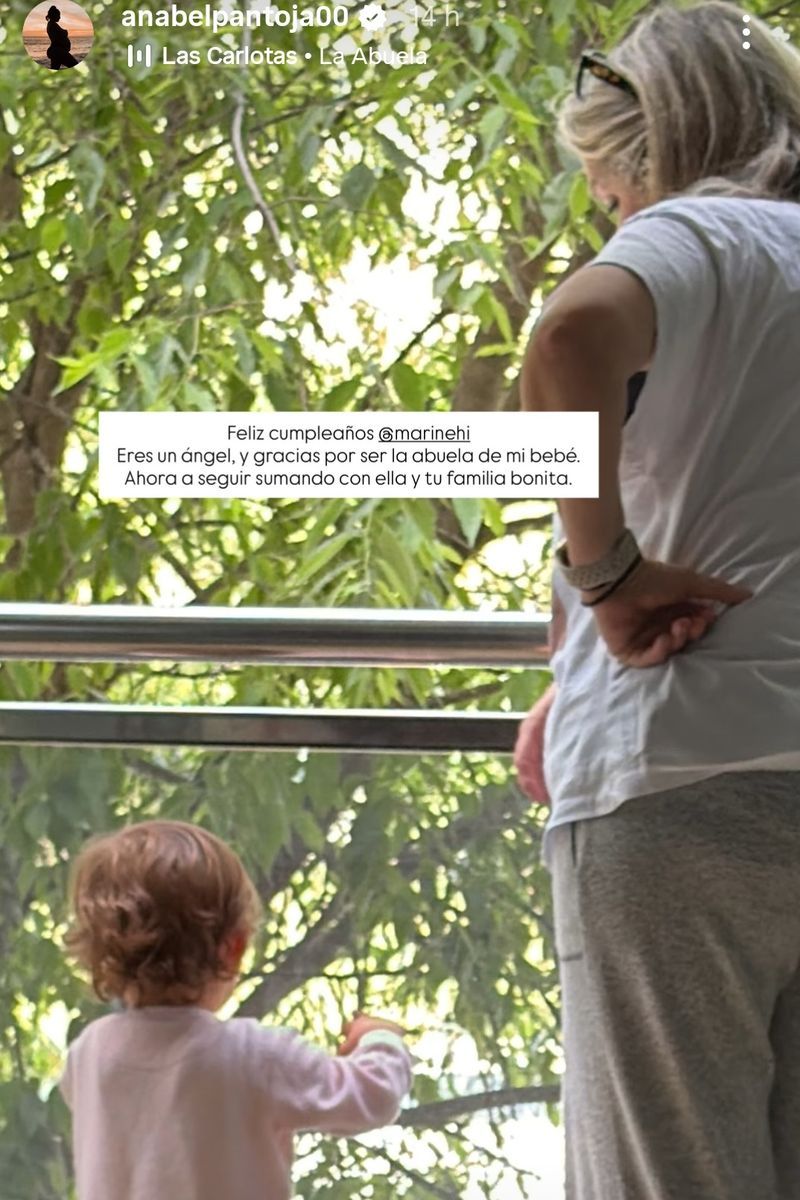 El mensaje de Anabel Pantoja a su suegra, Marina Alonso