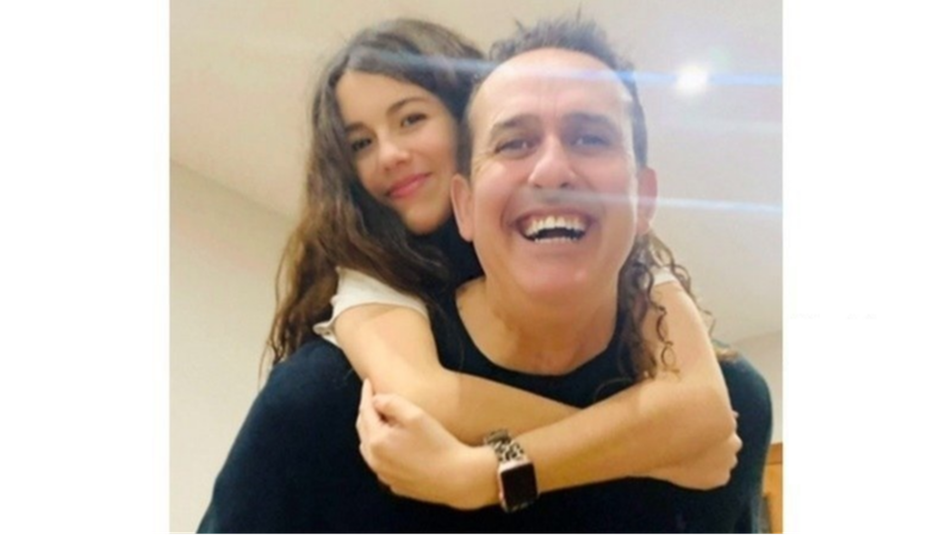 José Manuel, con su hija Kira