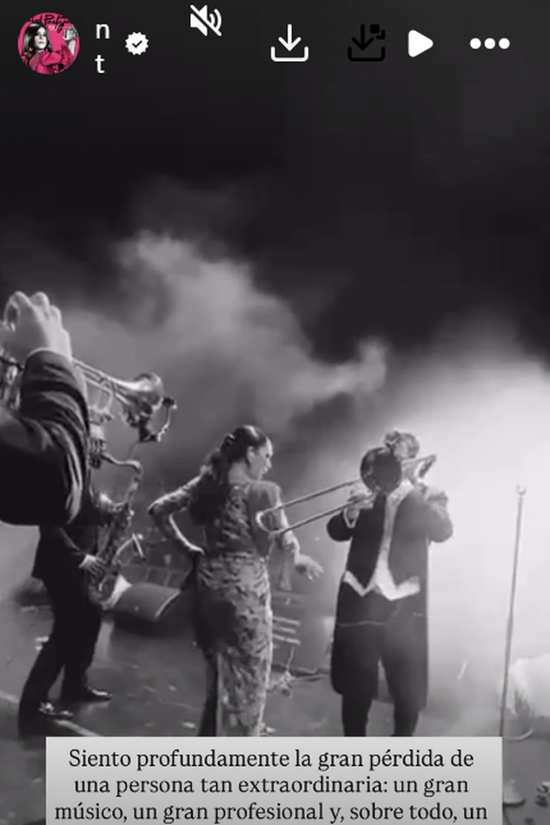 Isabel Pantoja, muy afectada, tras la muerte de Víctor Eloy López, director de orquesta