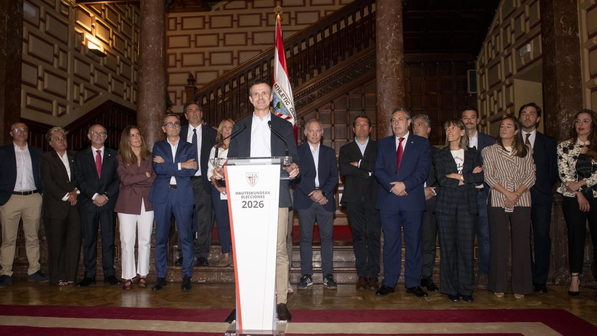 Jon Uriarte Uranga lanza su nuevo discurso de investidura en el Palacio de Ibaigane