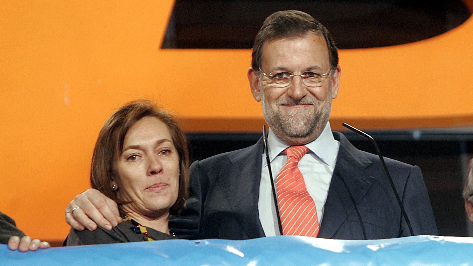 Mariano Rajoy y su mujer, Elvira Fernández, en una imagen de 2008