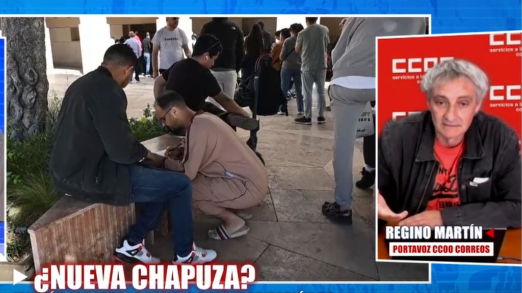 Regino Martín, portavoz del CCOO de Correos, denuncia la improvisación con la regularización de migrantes: "Hay falta de organización y de plantilla"