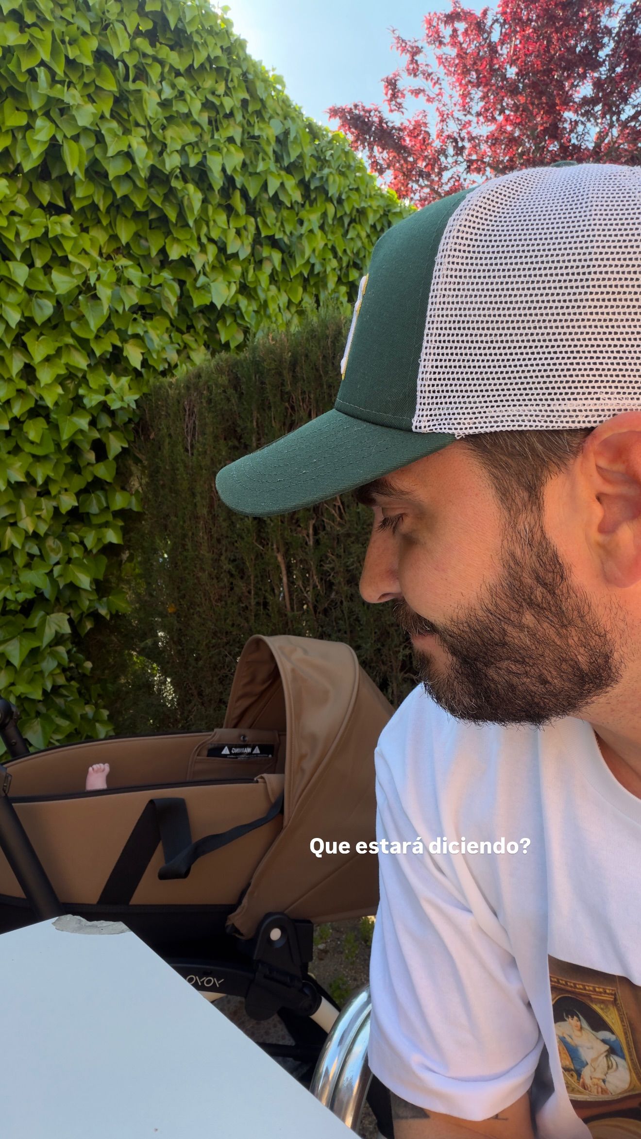 Rodri Fuertes con su hija Covadonga