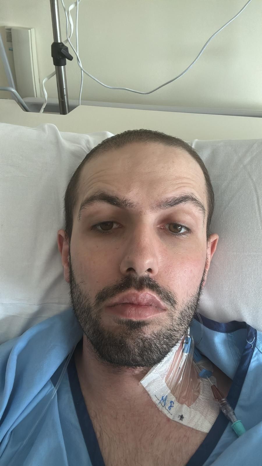 Rubén ha pasado varios meses ingresados para recibir tratamiento