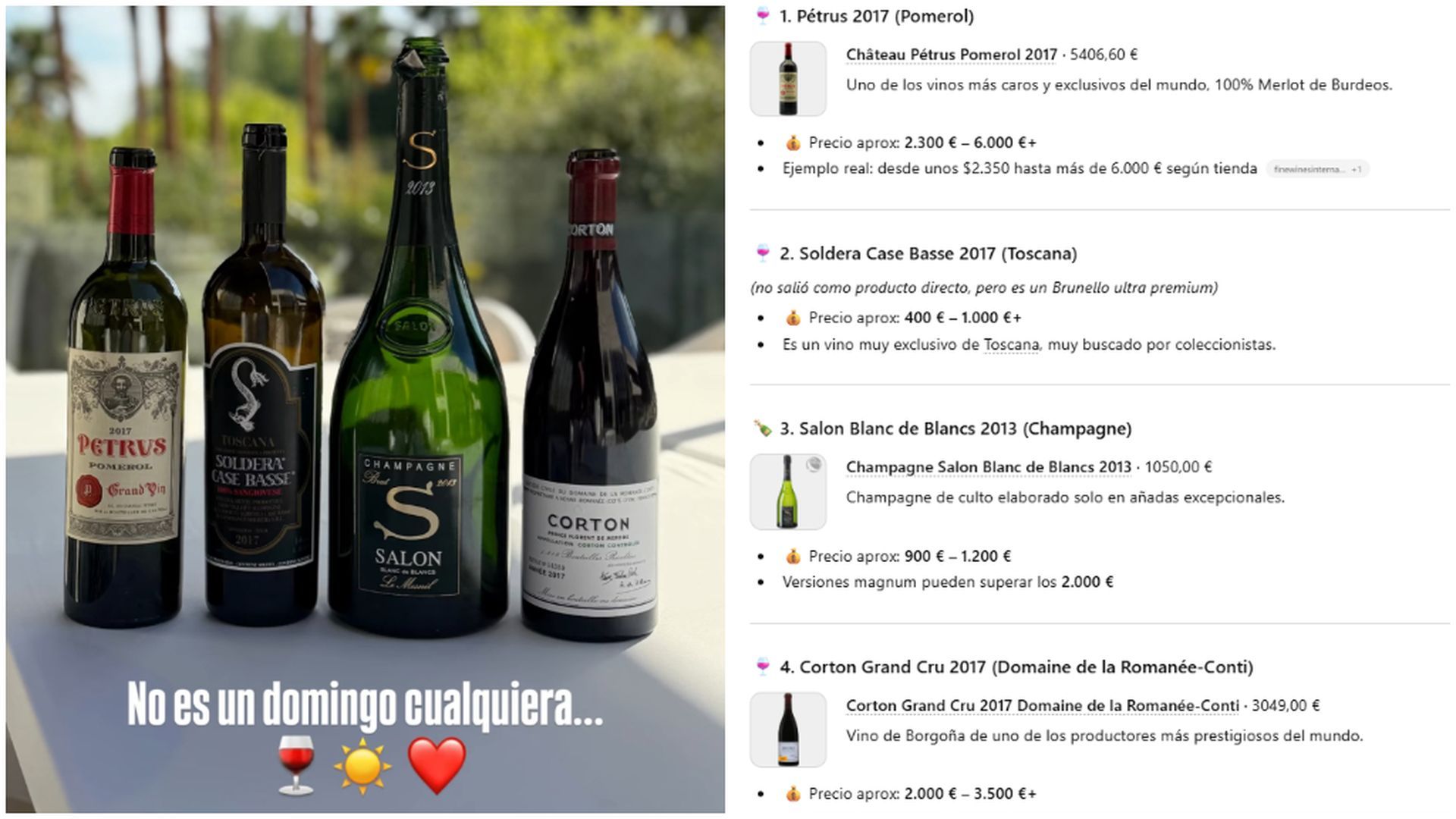 Sergio Ramos presume de los vinos