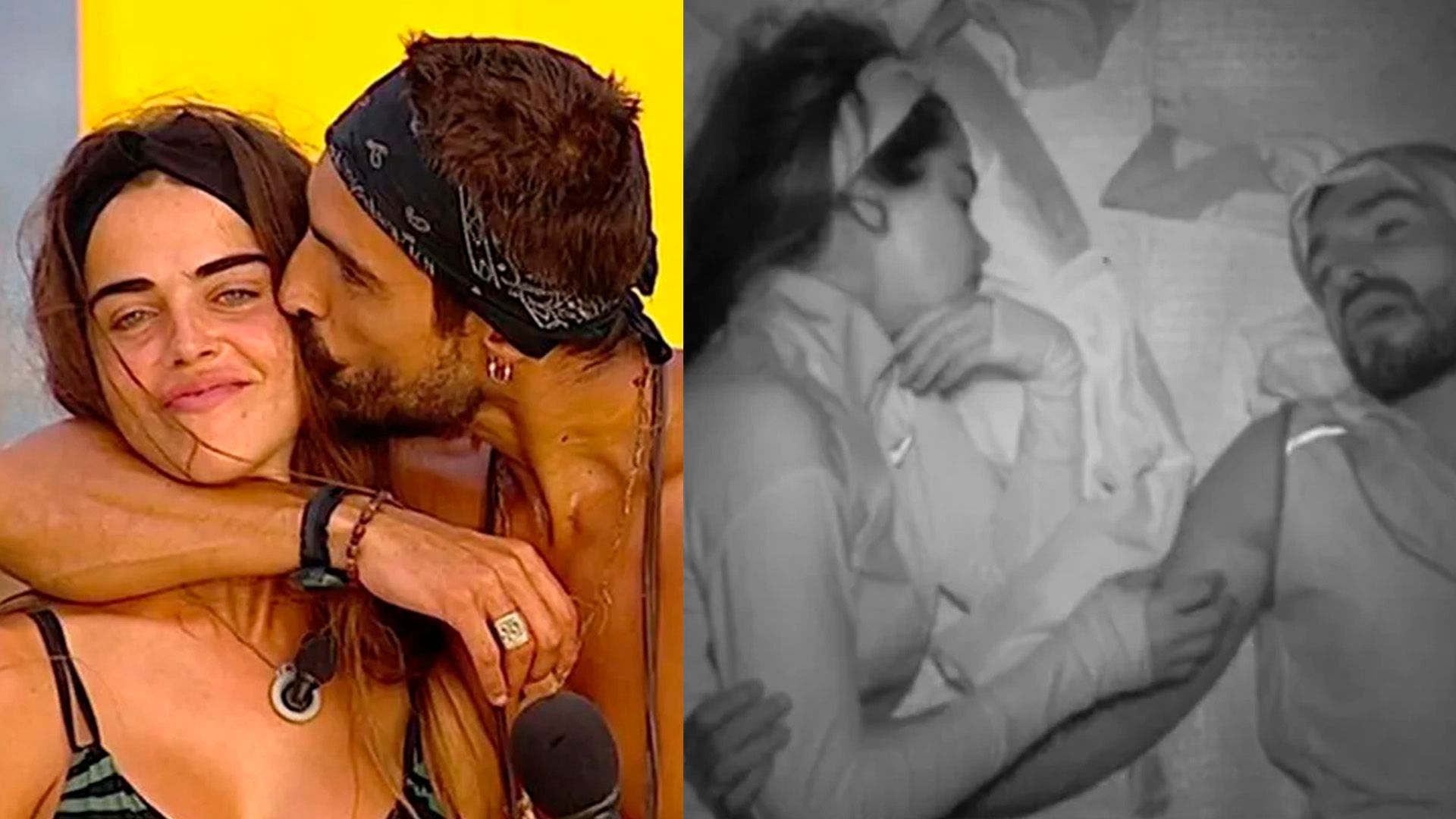 Violeta y Fabio en 'Supervivientes'