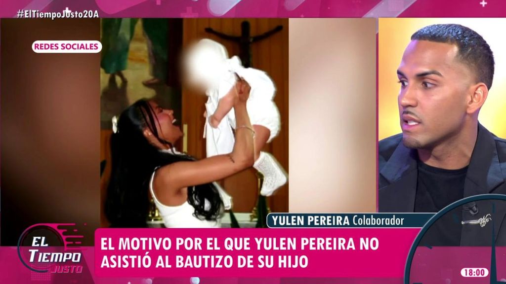 Yulen Pereira responde a Jeimy Báez tras su ausencia en el bautizo de su hijo
