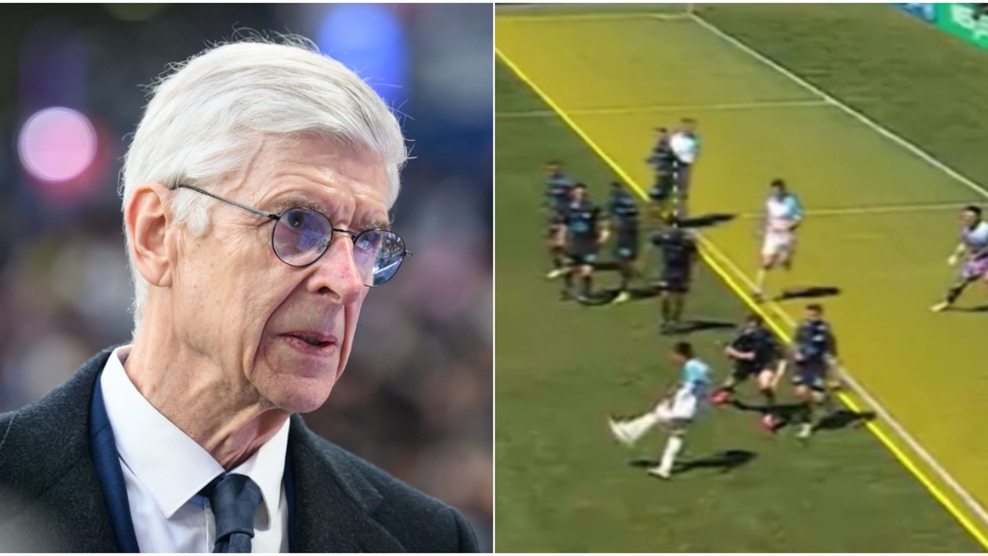 Arsène Wenger / Primer gol legal bajo su ley