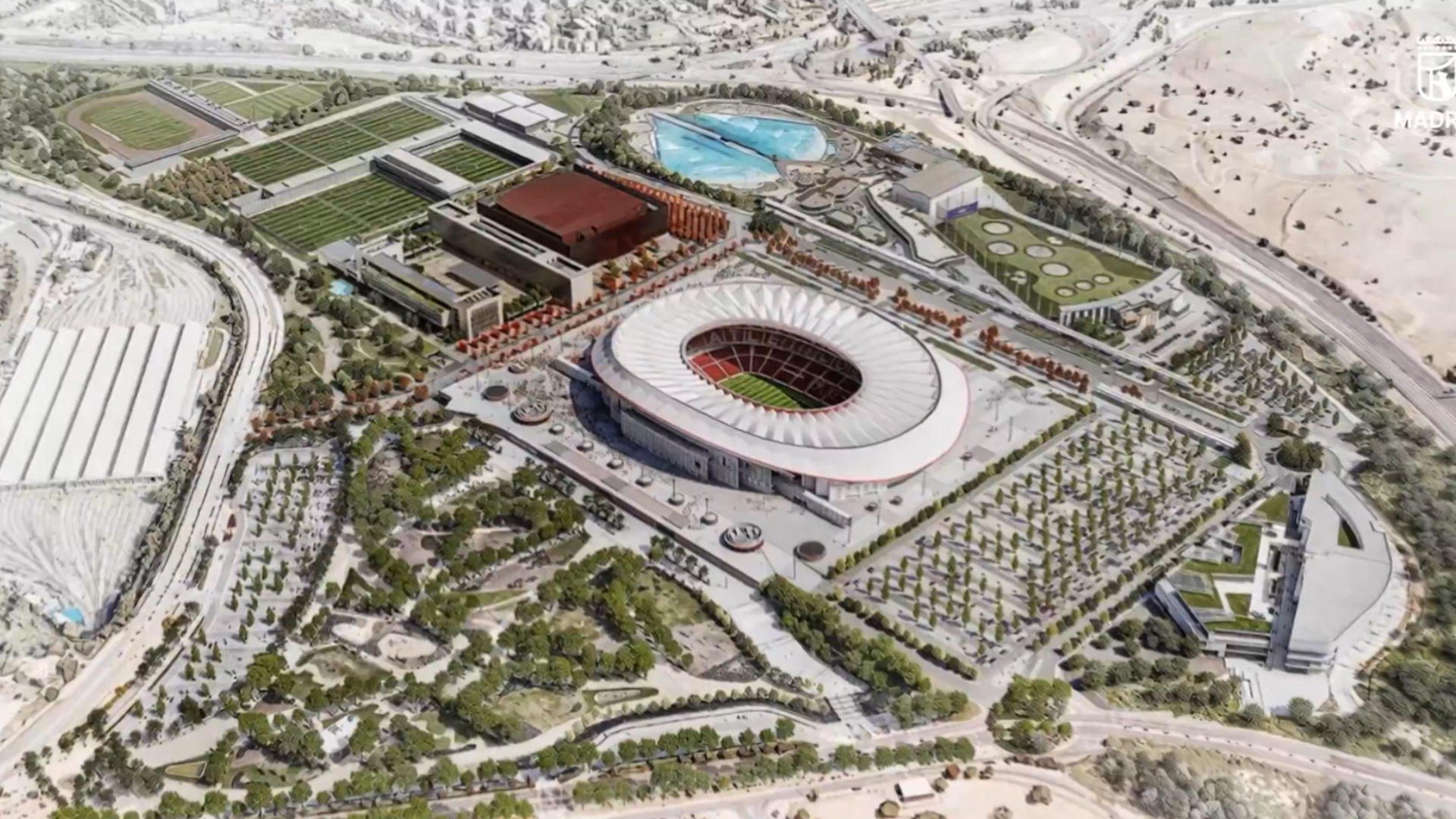 Así quedará la Ciudad del Deporte del Atlético de Madrid