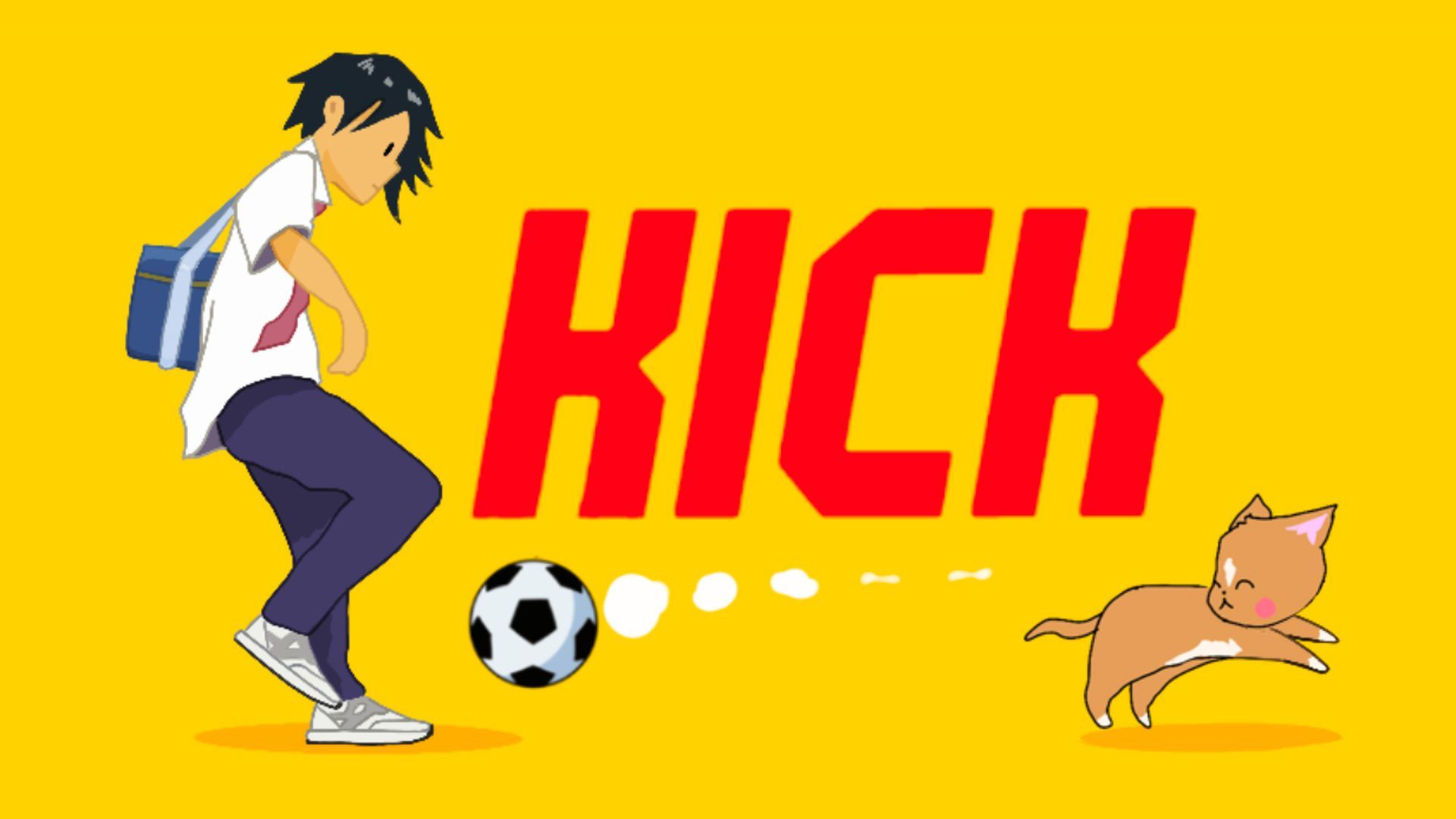 En Kick sólo hay que patear el balón y avanzar