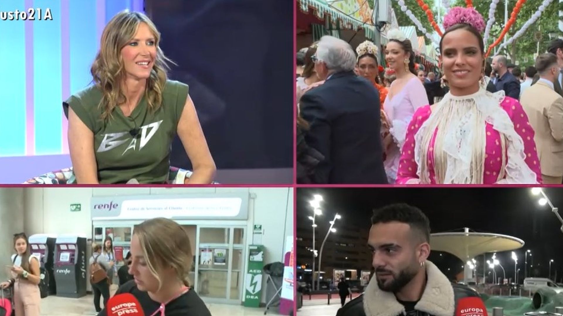 Gloria Camila, sobre Rocío Flores: "Quiero muchísimo a Rocío. Si nos vemos en la feria, todo perfecto"