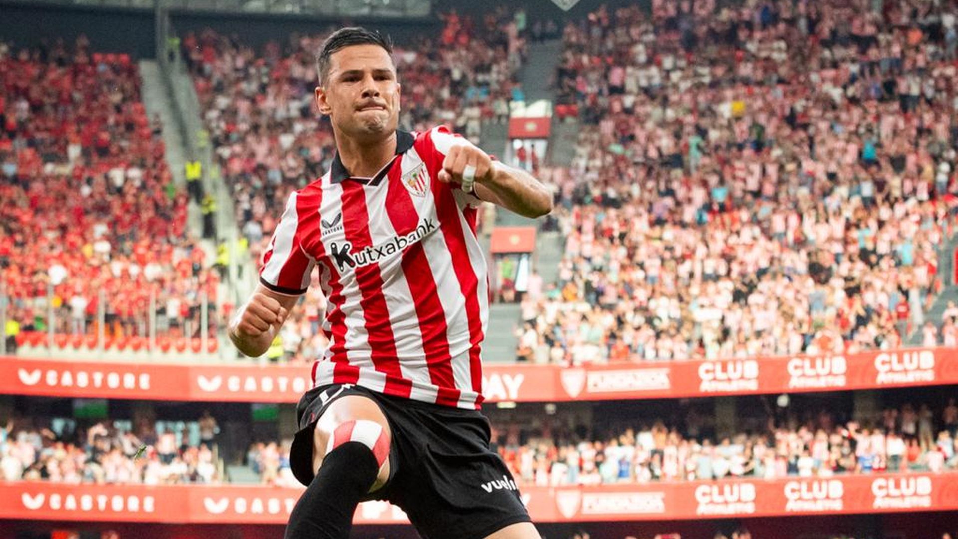 Gol de Gorka Guruzeta a Osasuna en San Mamés