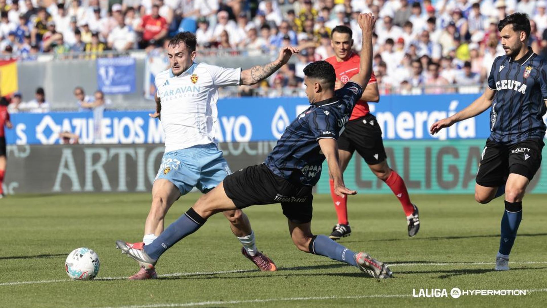 Jugada del Real Zaragoza-Mirandés
