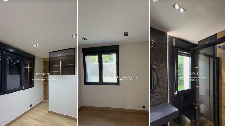 Los dormitorios en la planta baja