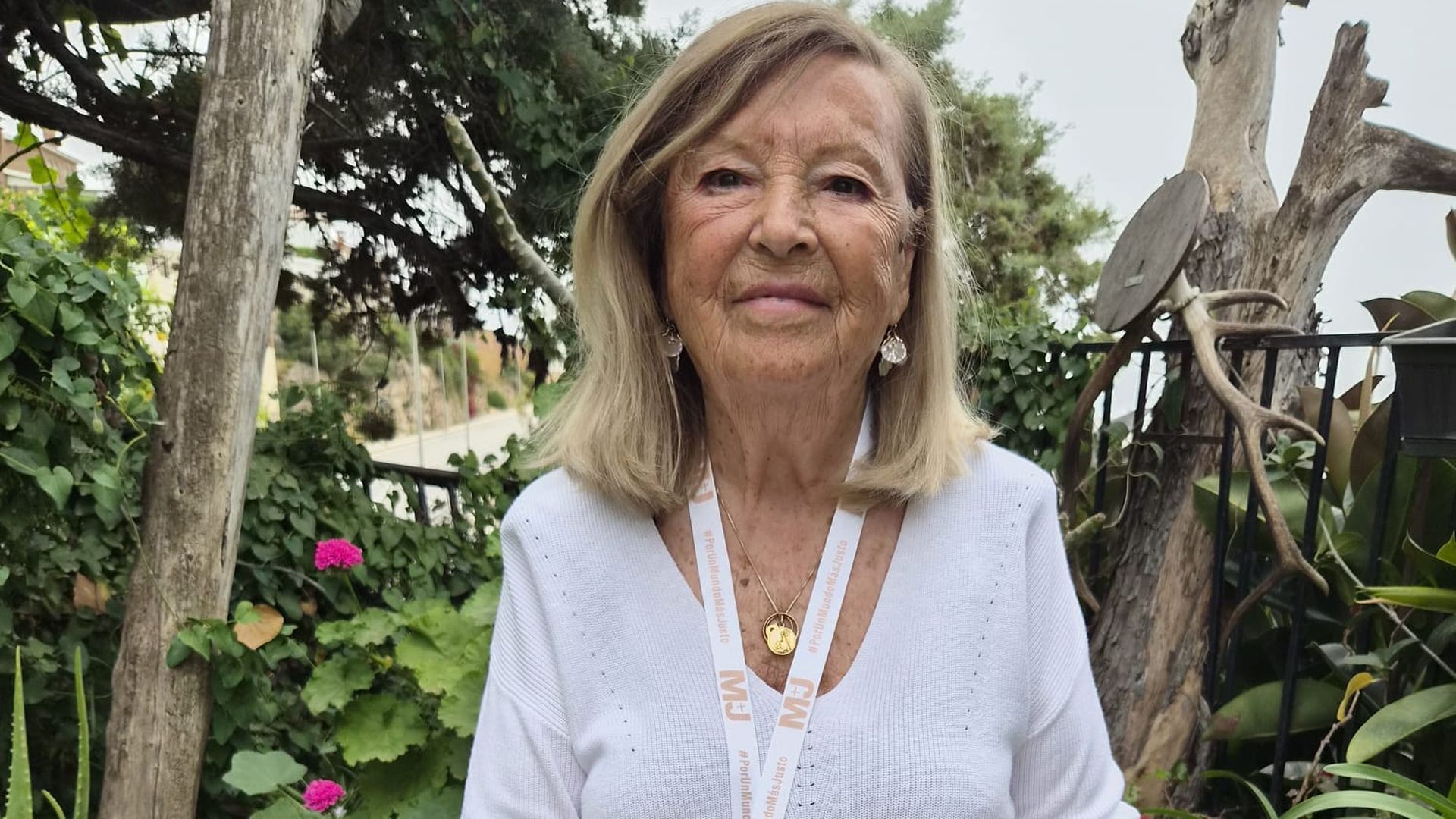 María Luz, malagueña de 90 años, se presenta a las elecciones de Andalucía