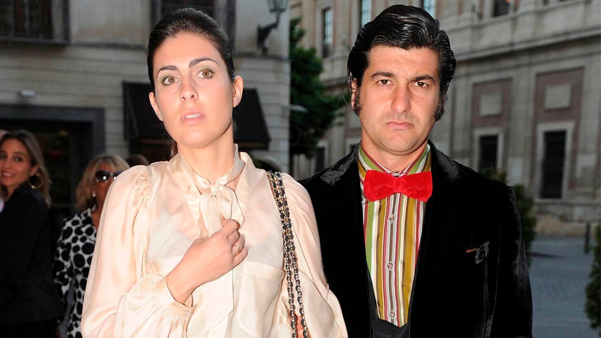 Morante de la Puebla y su mujer, Elisabeth Garrido, en una imagen de archivo