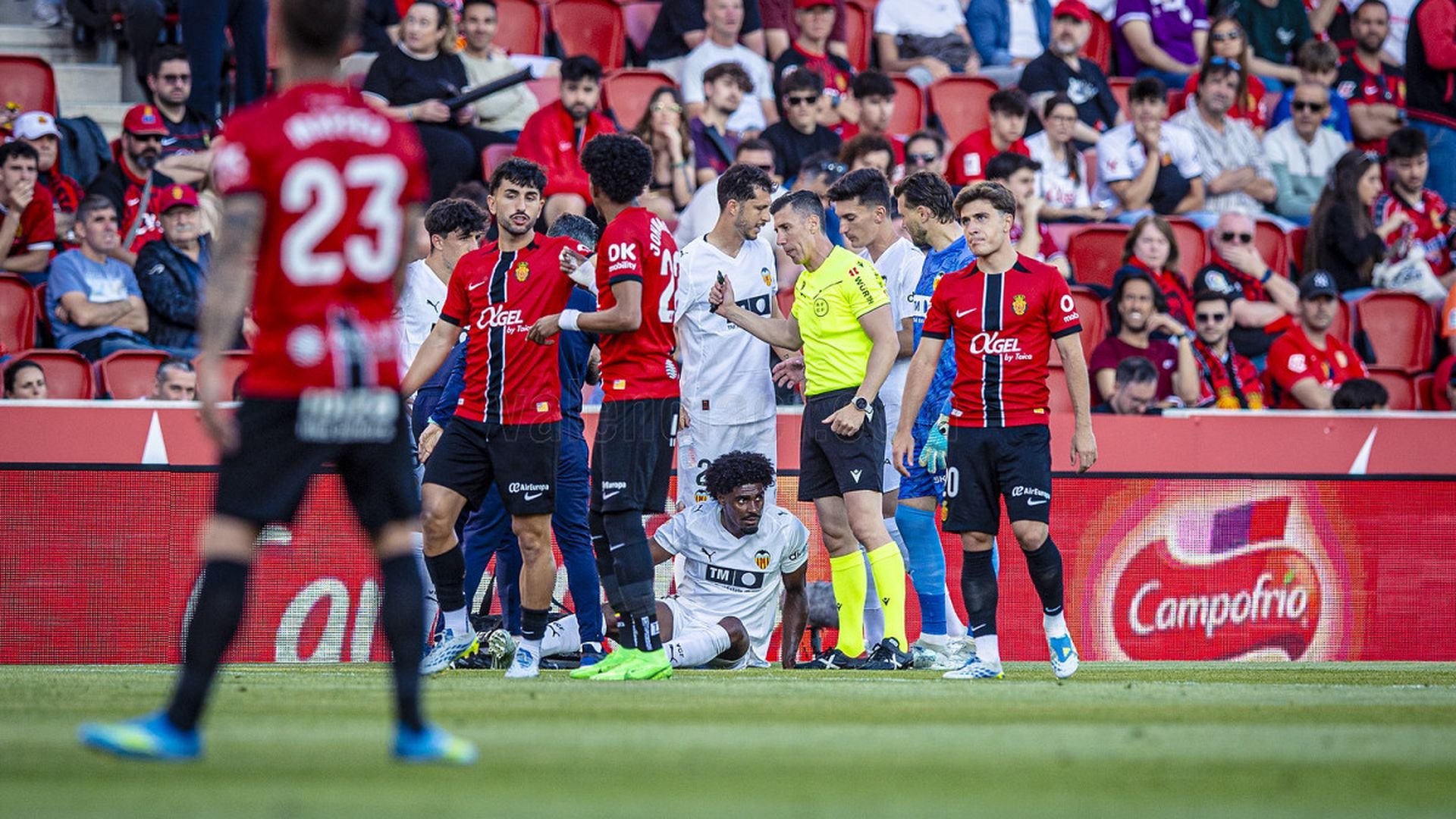 Thierry lesionado, en el Mallorca - Valencia CF