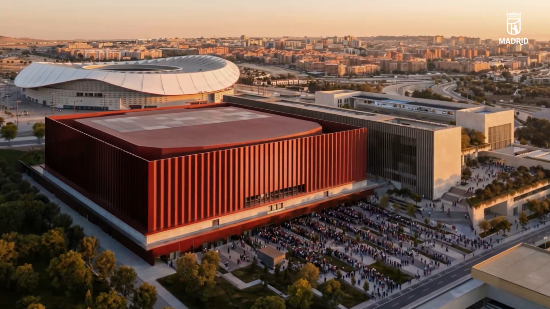 Un auditorio y una universidad junto al Metropolitano