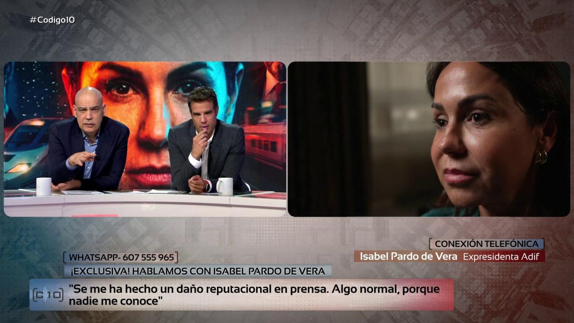 Isabel Pardo de Vera entra en directo tras su primera entrevista en televisión después de declarar como testigo del caso Koldo