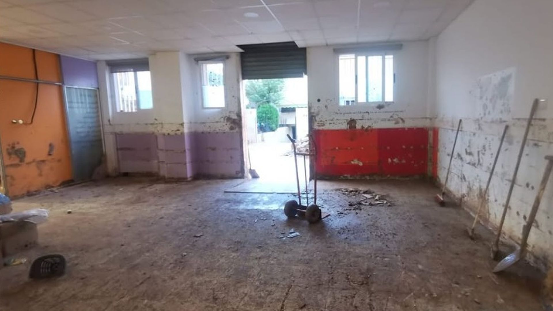 Así quedó la CEI Menuts tras el paso de la Dana en octubre de 2024