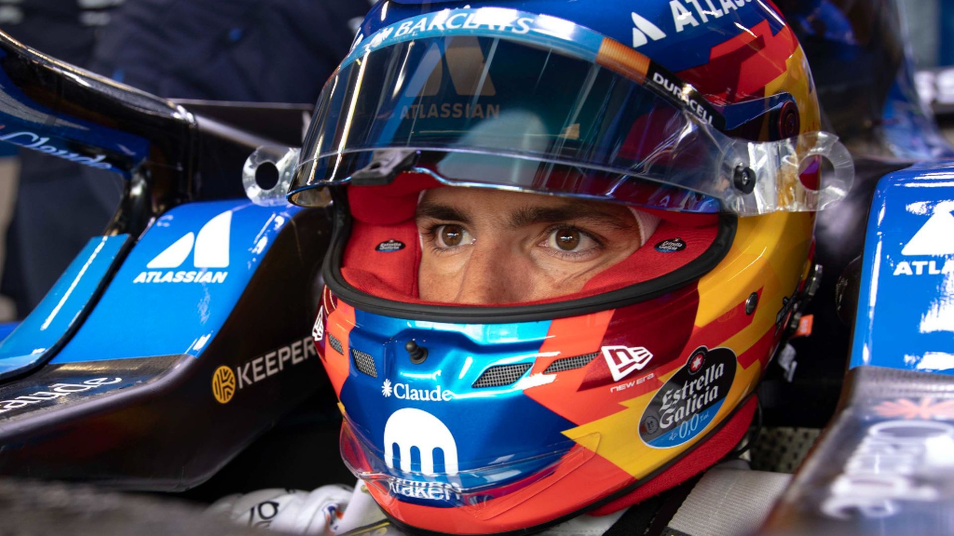 Carlos Sainz, con Williams