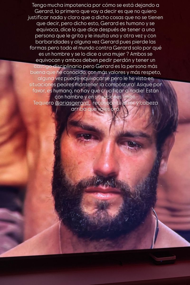 El comunicado de Álvaro Rubio en defensa de Gerard Arias tras su conflicto con Claudia Chacón