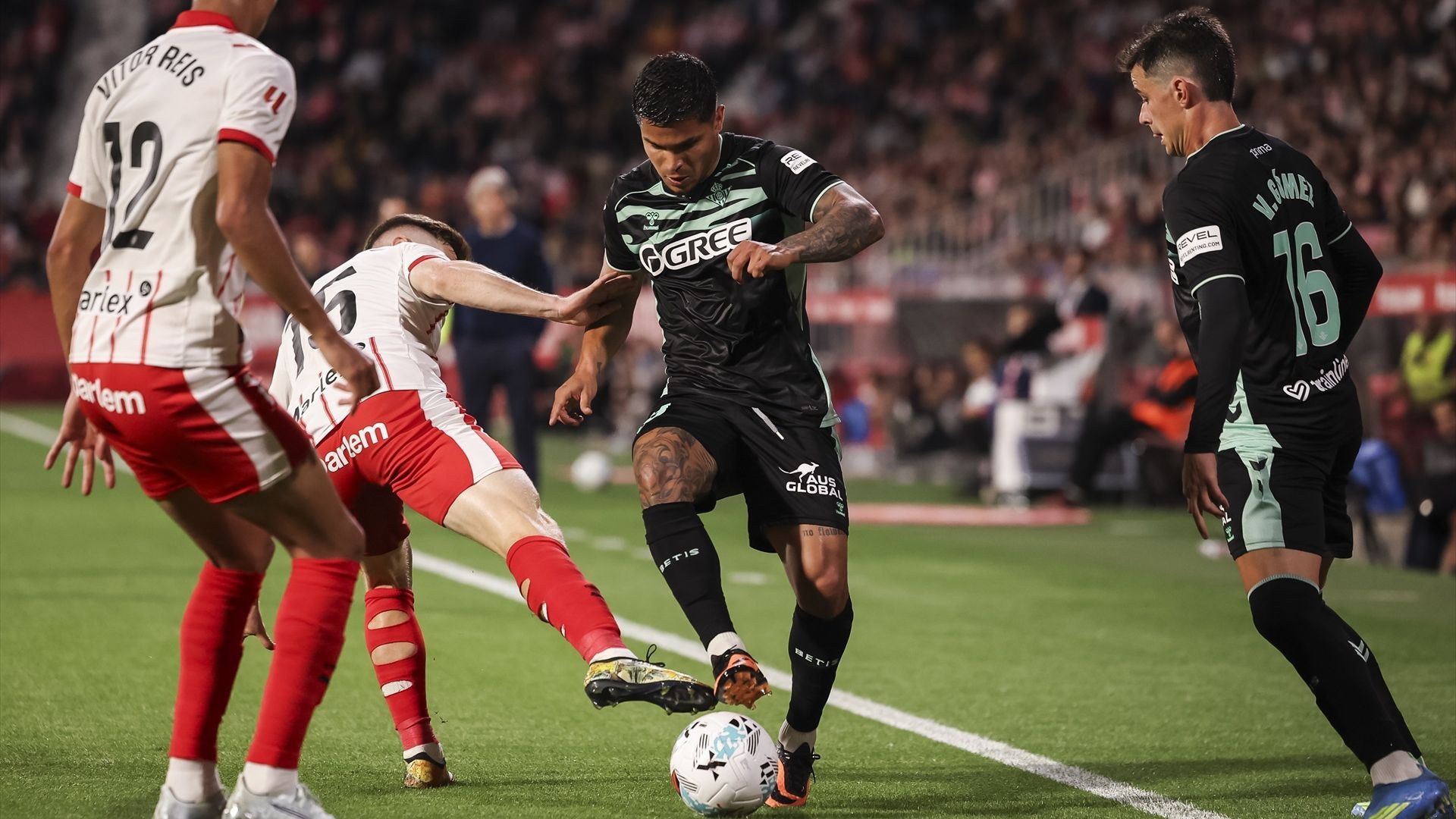 El Cucho Hernández, ante el Girona