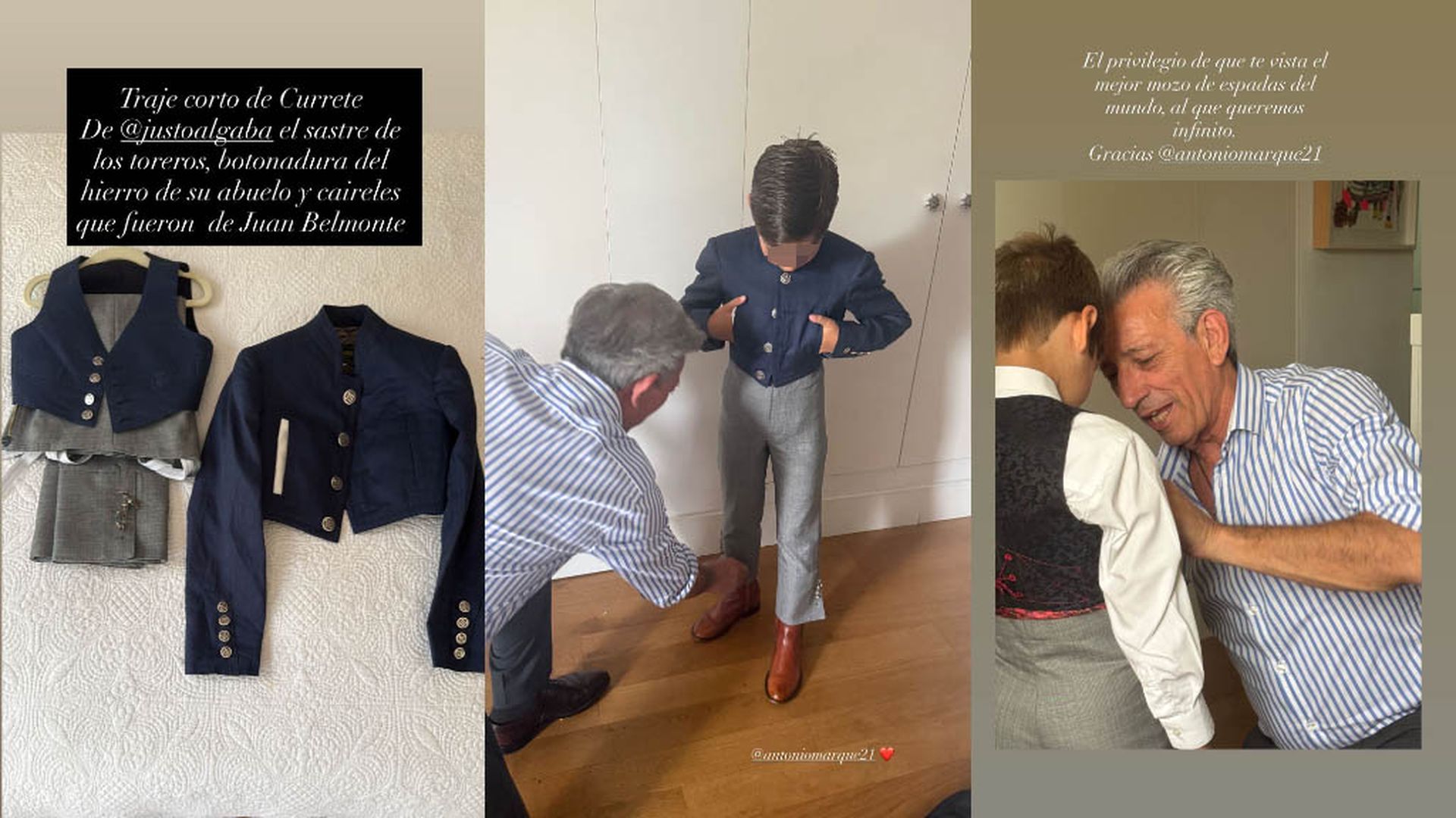 El traje de corto de Curro Rivera, con un guiño a su abuelo