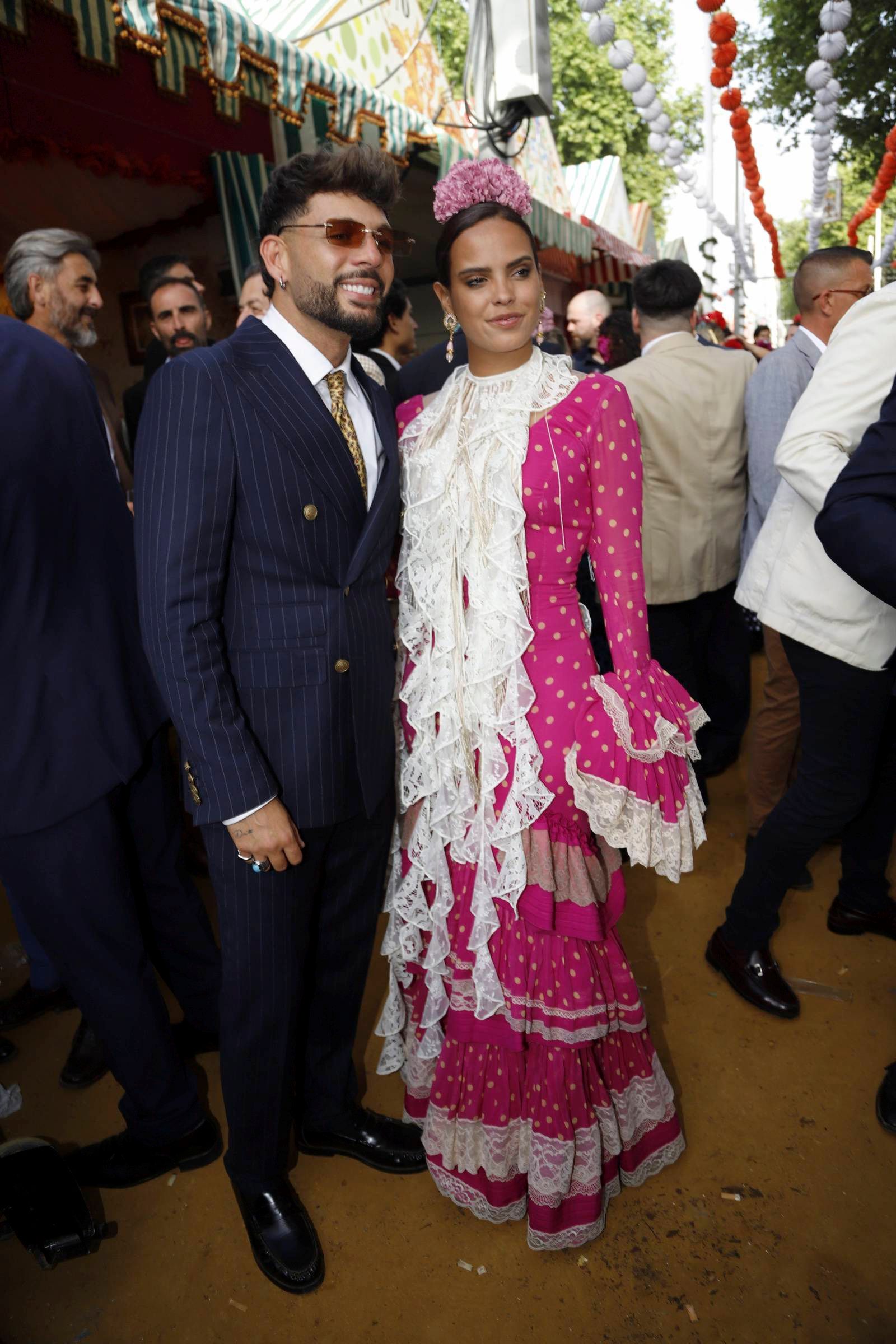 Gloria Camila y su novio, Álvaro García