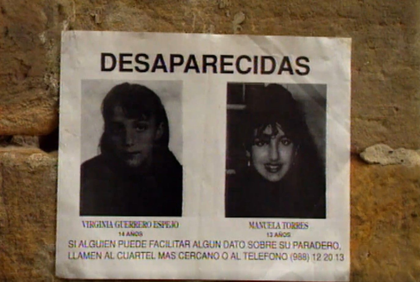 Imagen de las niñas de Aguilar de Campoo desaparecidas en 1992