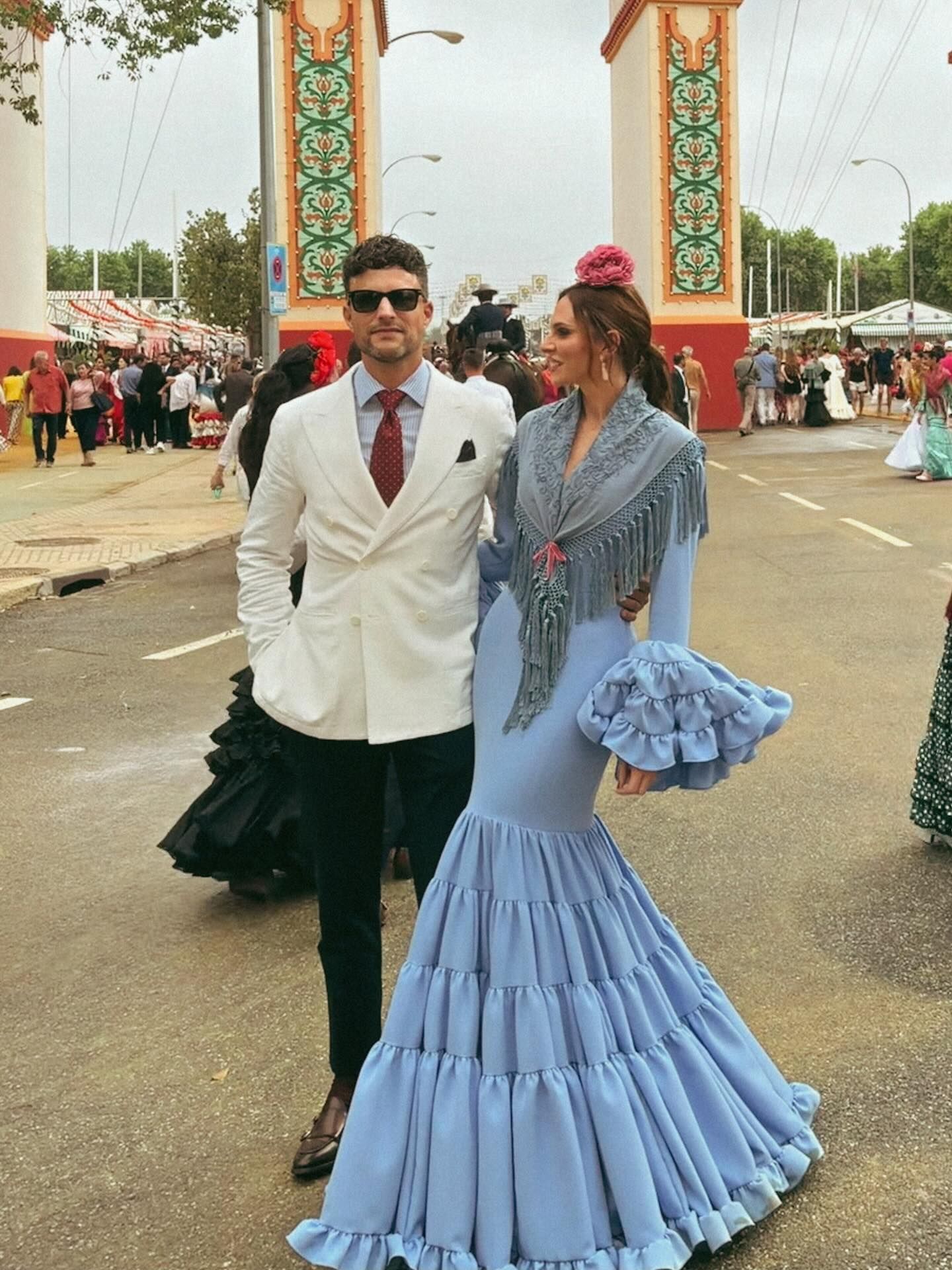 Irene Rosales y su novio Guillermo