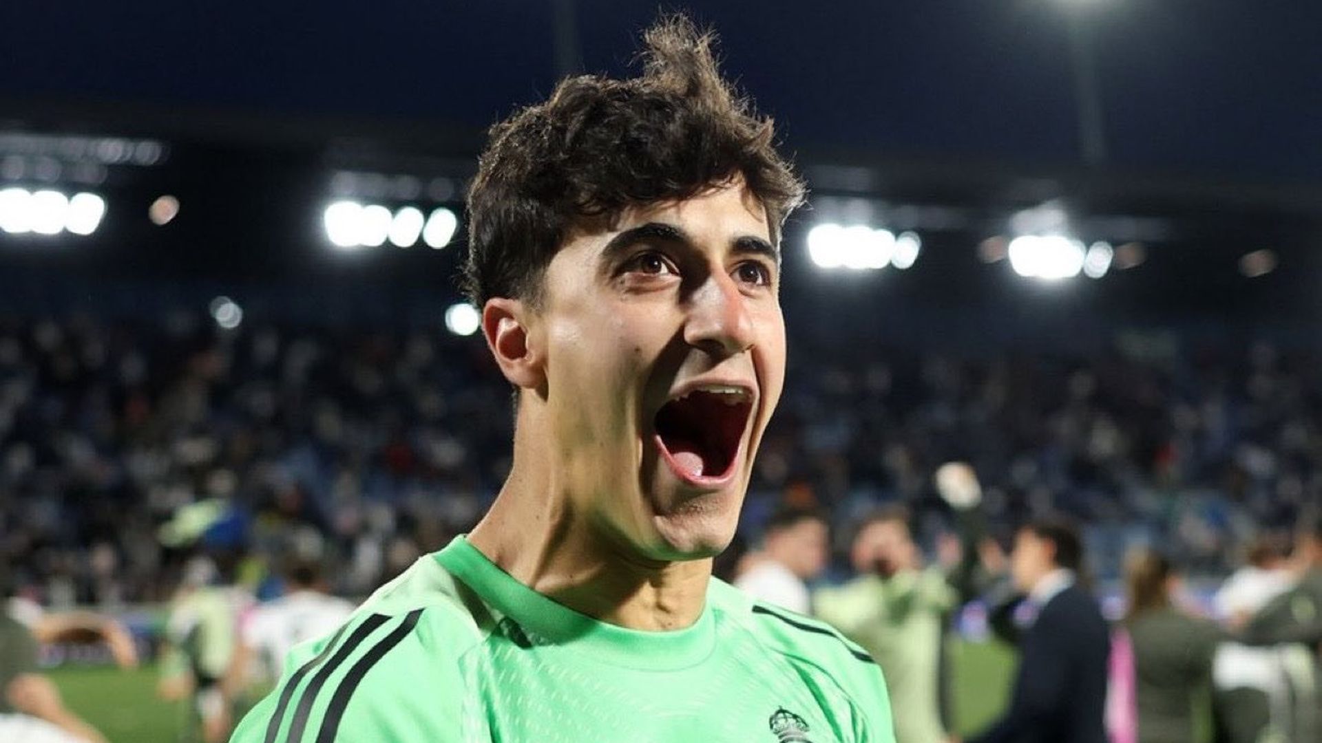 Javi Navarro, portero del Real Madrid