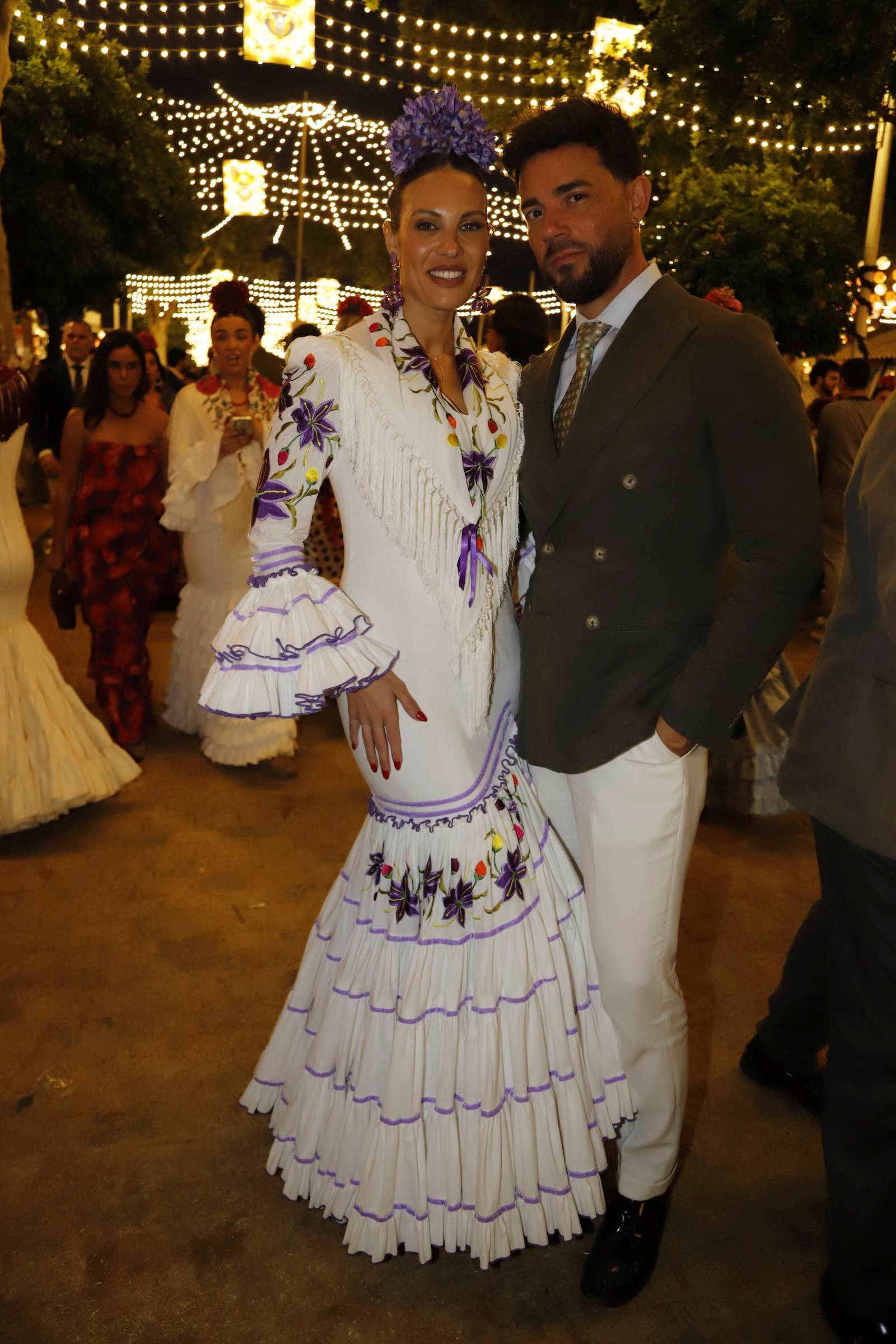 Jessica Bueno y su novio Roberto