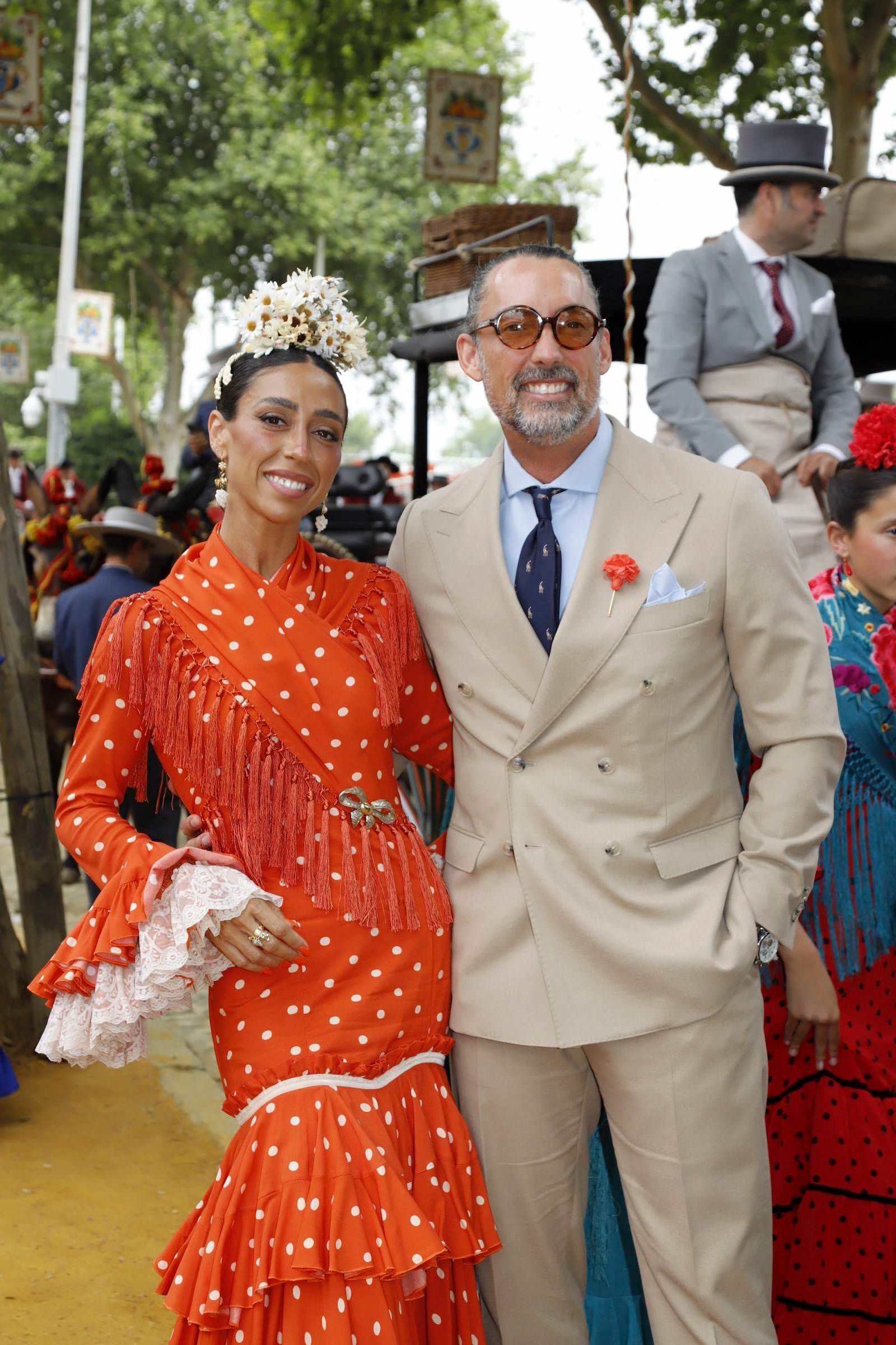 José Antonio León y su mujer Rocio