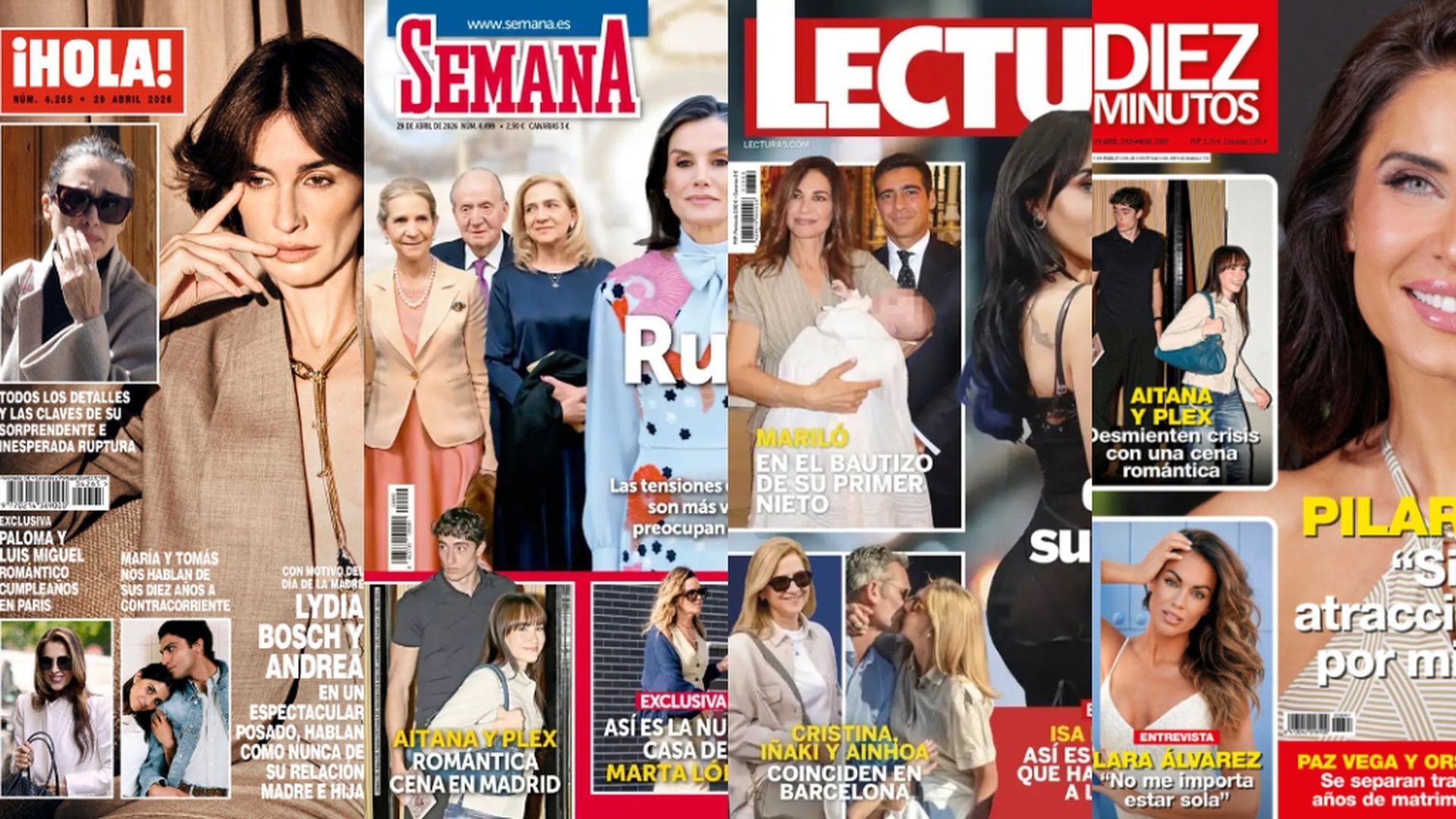 Las portadas del 22 de abril