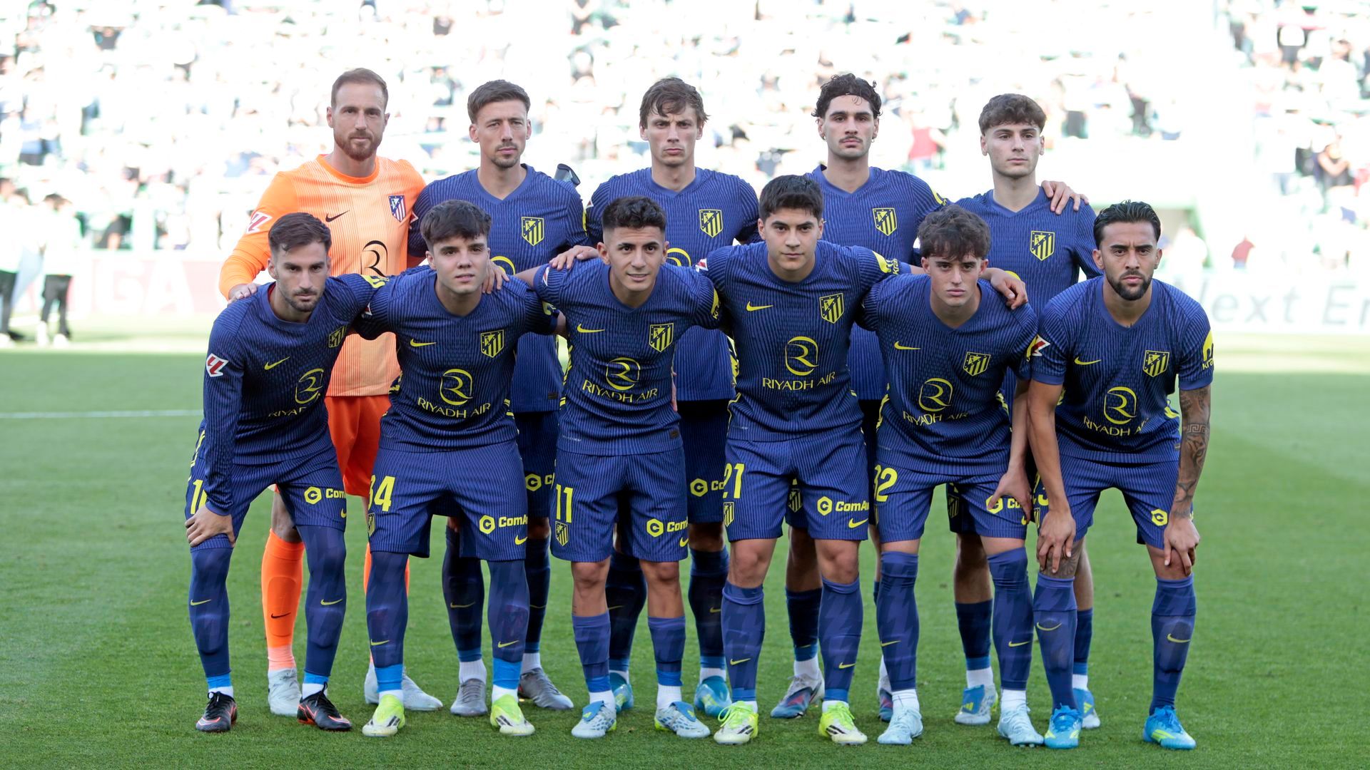 Los titulares del Atlético ante el Elche