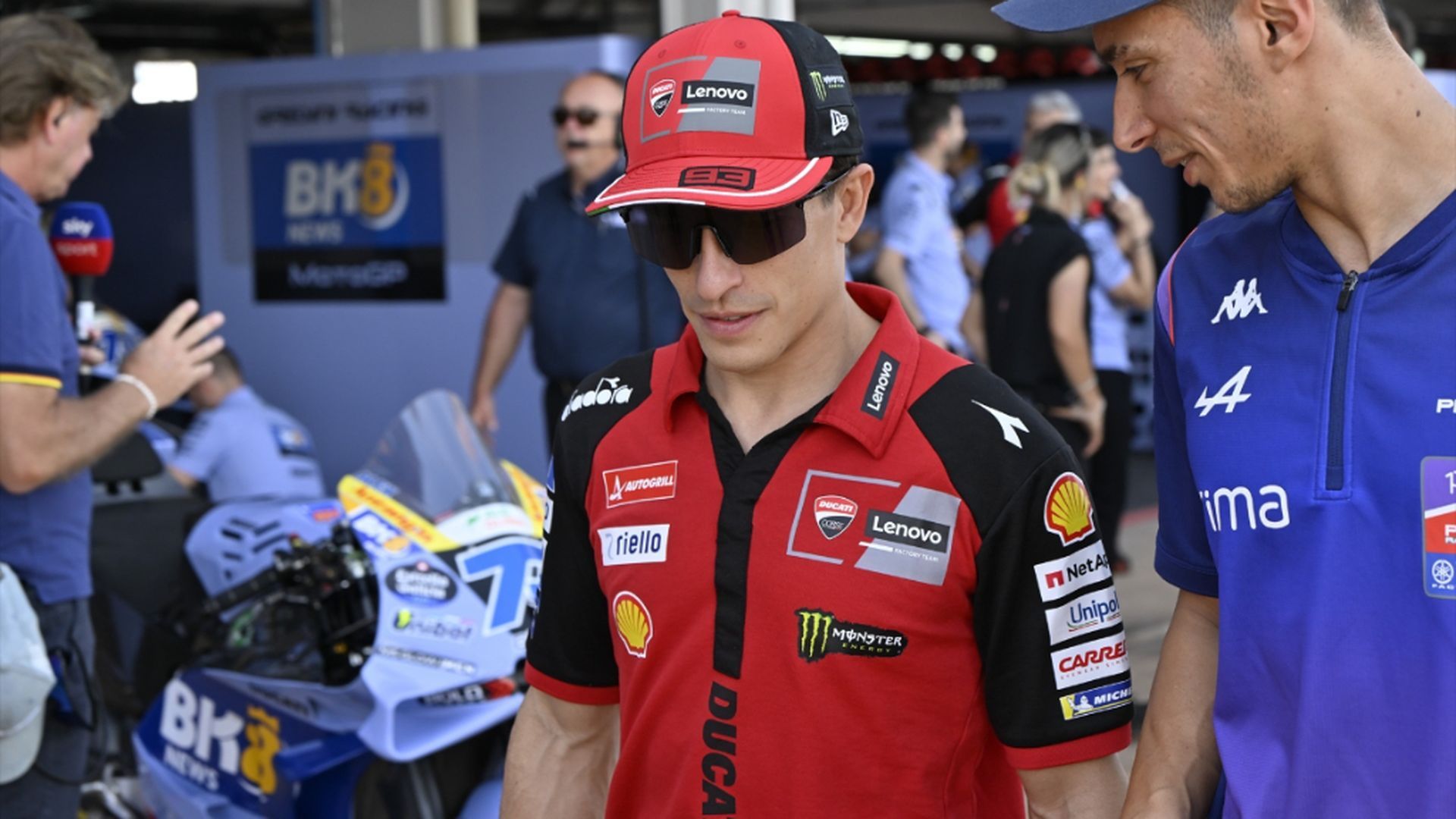 Marc Márquez, en el GP de Brasil