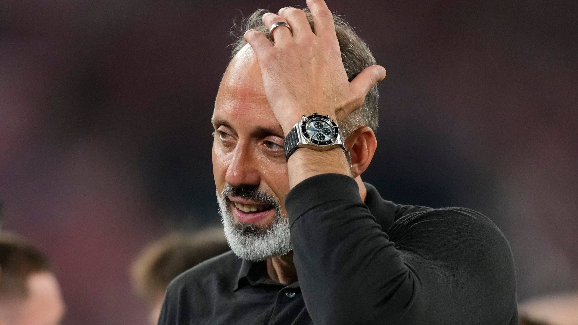 Matarazzo, en el partido de Copa del Rey ante el Atlético