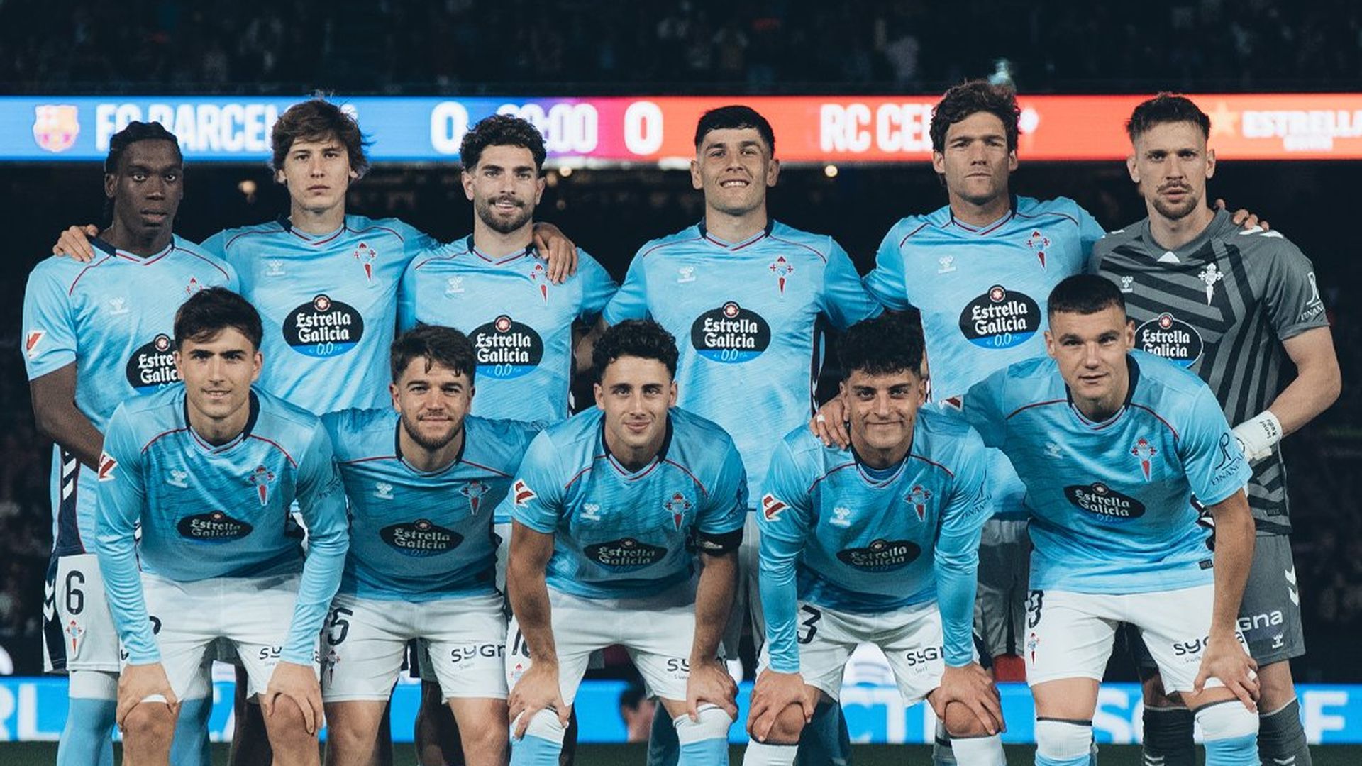 Once titular ante el FC Barcelona