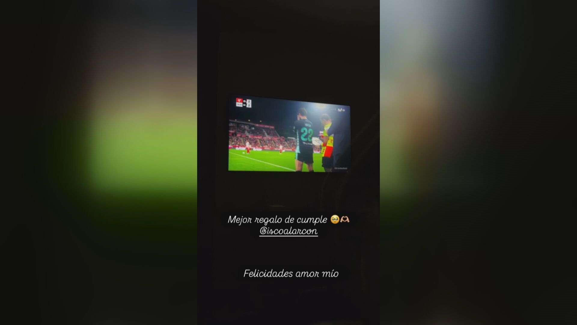 Sara Sálamo celebra el regreso de Isco con el Betis